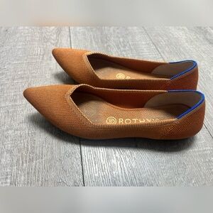 Rothy's Ballet Flats The Point in Amber Size 7